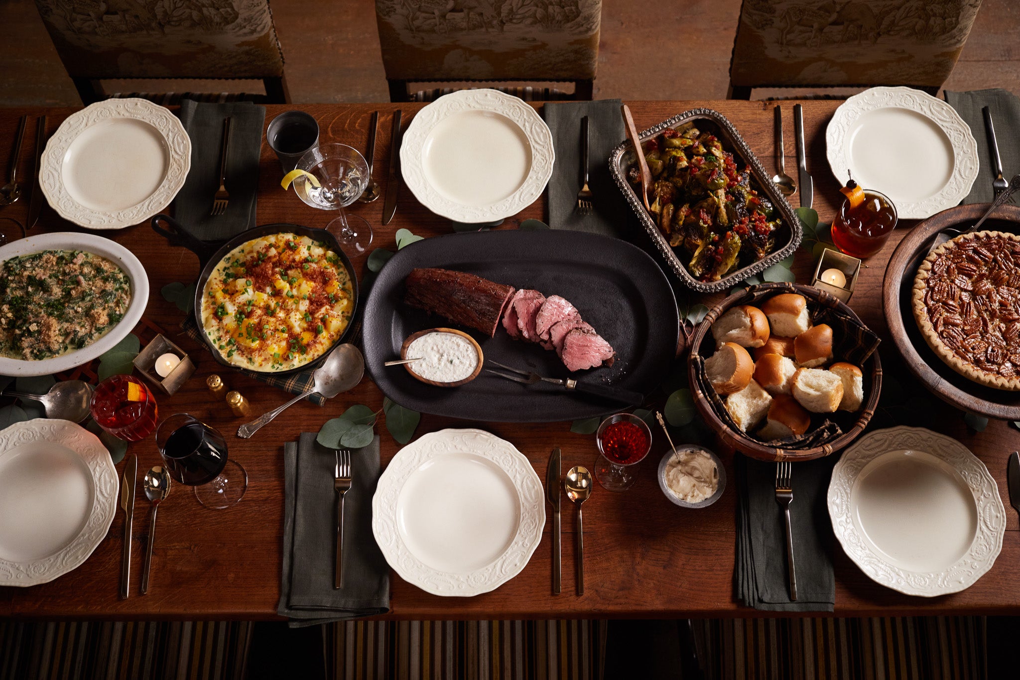 Deluxe Goode Christmas Feast with Smoked Beef Tenderloin
