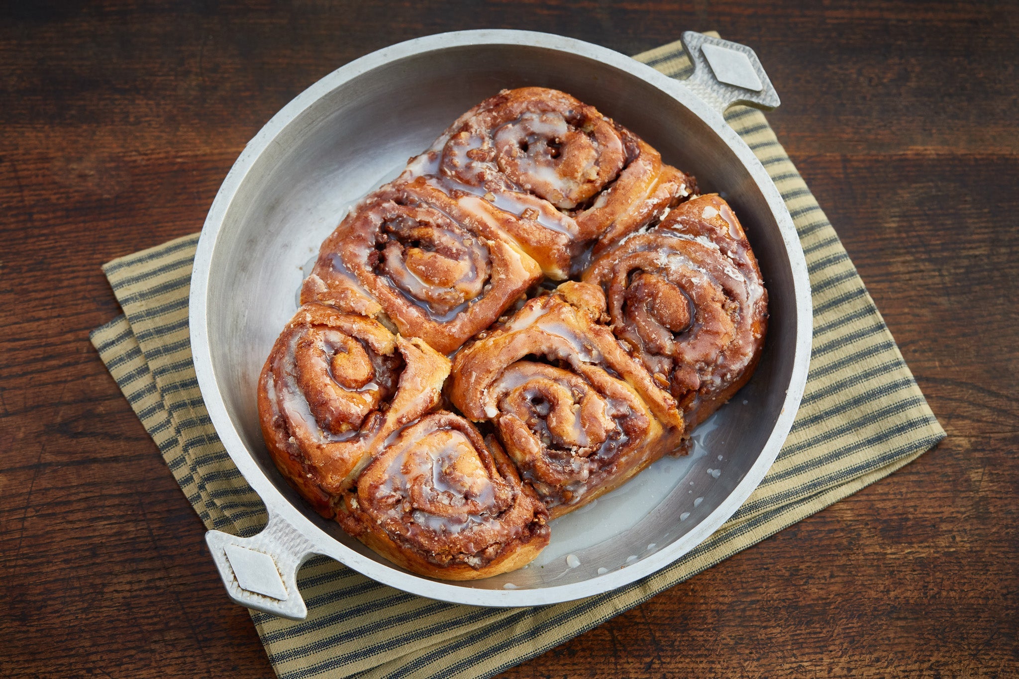 Bourbon Pecan Cinnamon Rolls