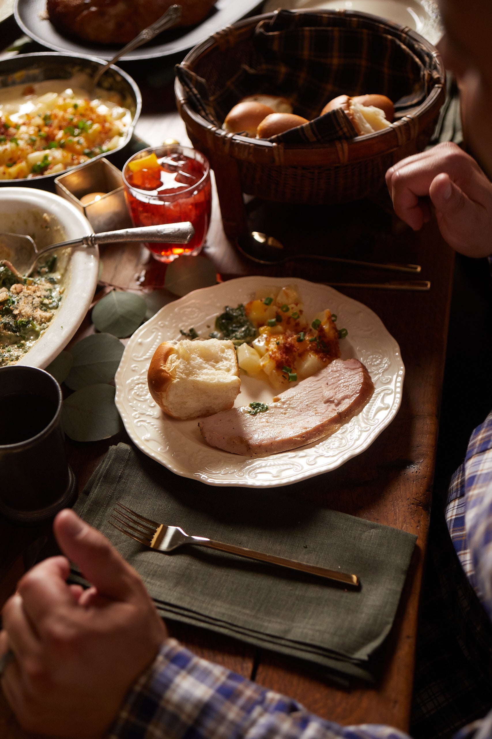 Deluxe Goode Christmas Feast with Mesquite Smoked Whole Turkey