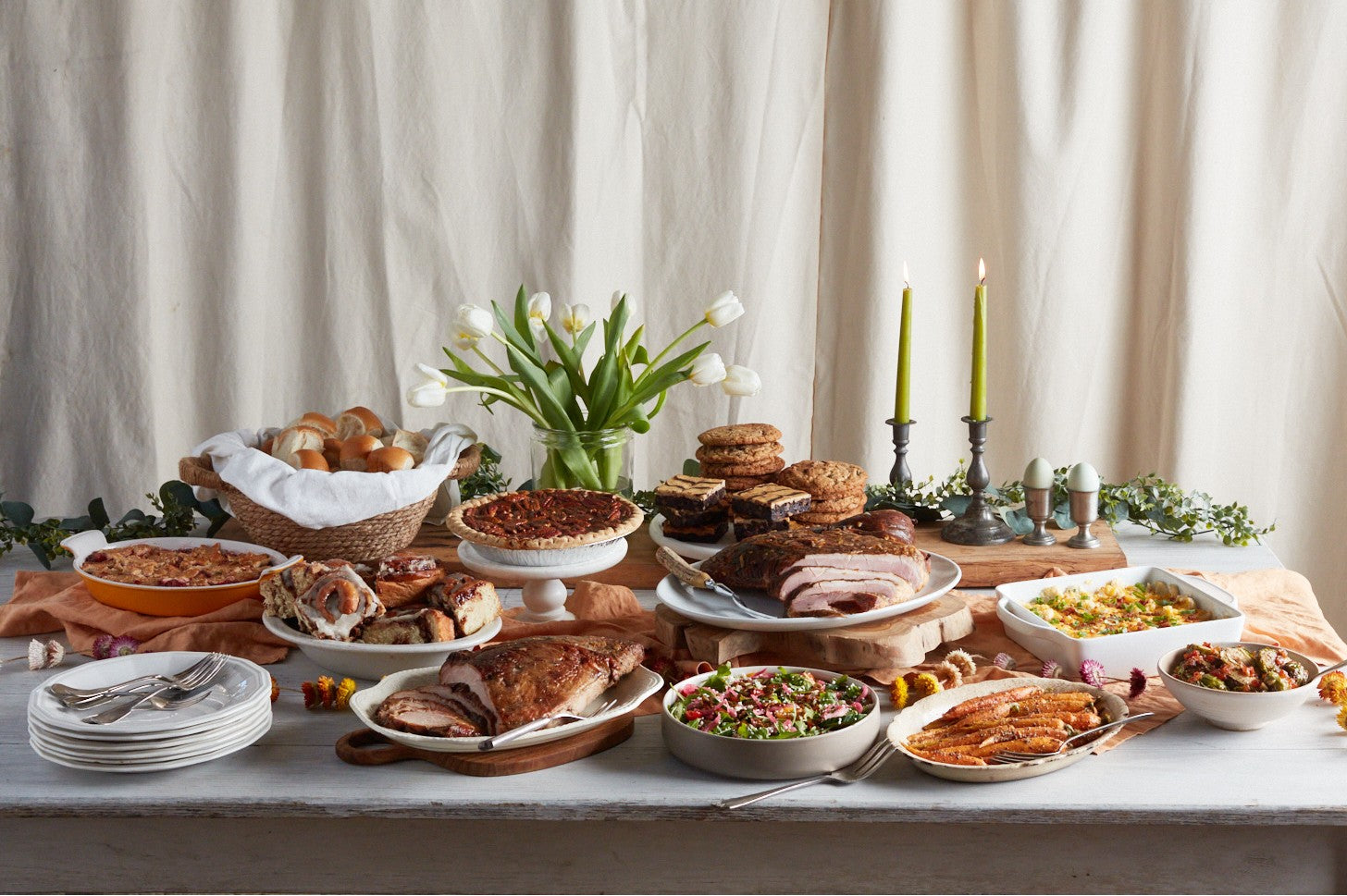 Goode Easter Meal with Mesquite Smoked Turkey Breast