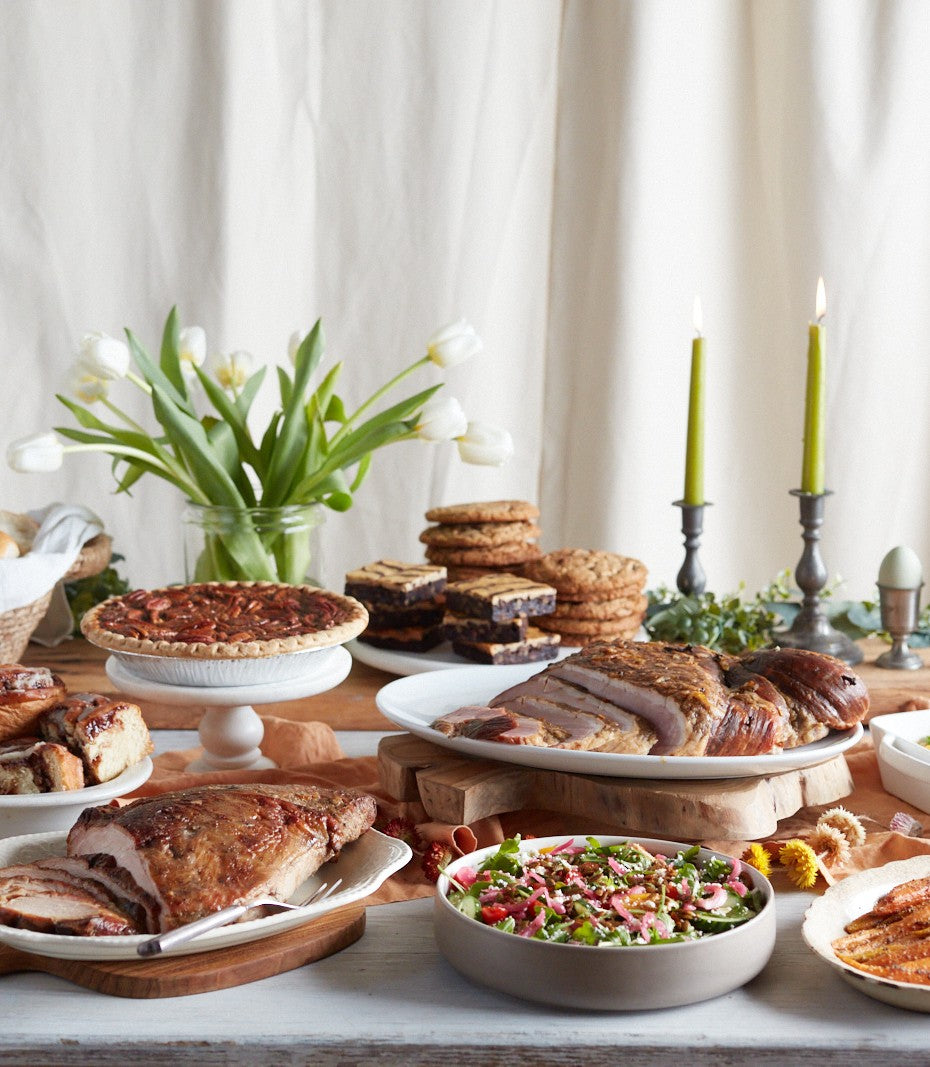 Goode Easter Meal with Mesquite Smoked Turkey Breast