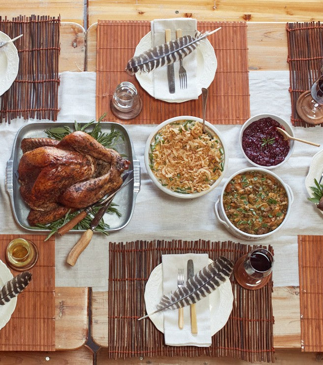 Thanksgiving Feast with Mesquite Smoked Whole Turkey