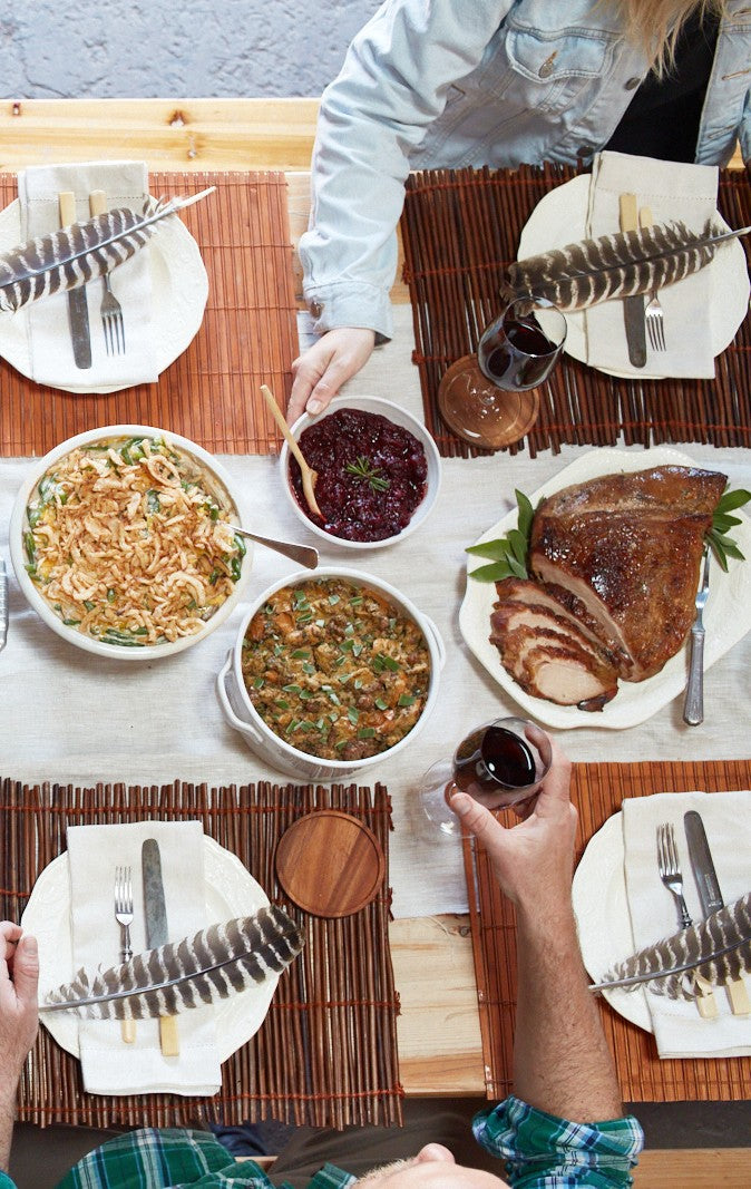 Thanksgiving Feast with Mesquite Smoked Turkey Breast
