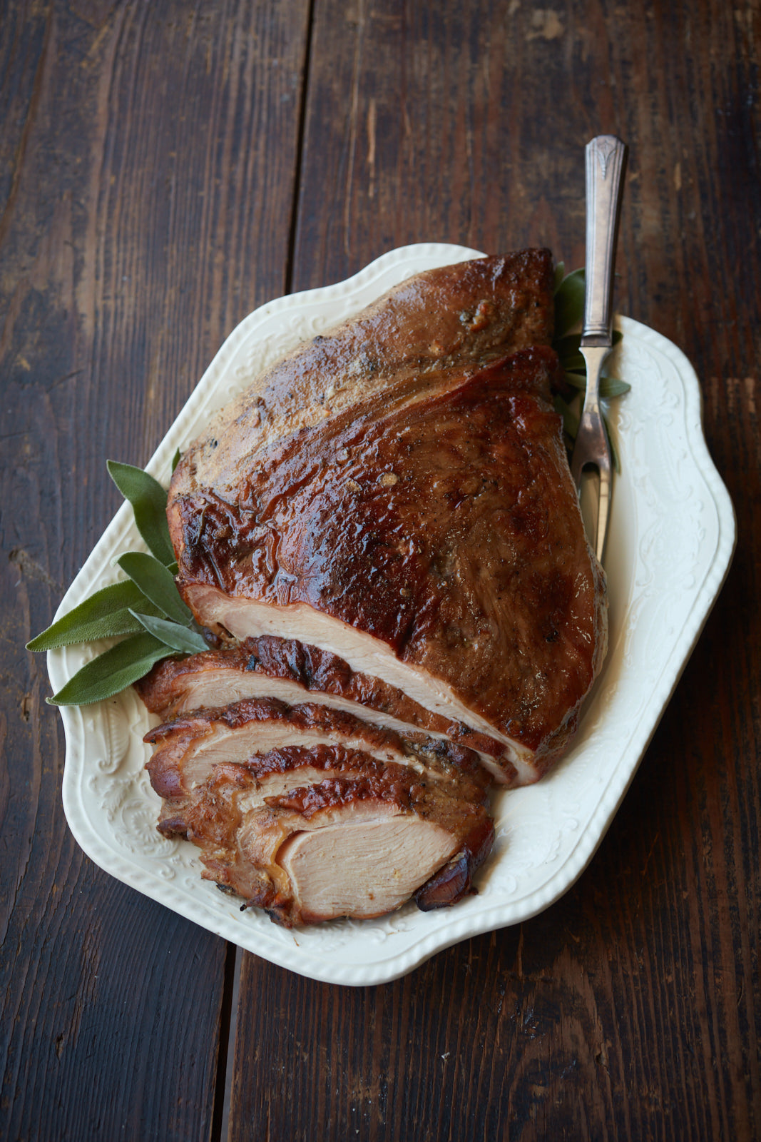 Thanksgiving Feast with Mesquite Smoked Turkey Breast