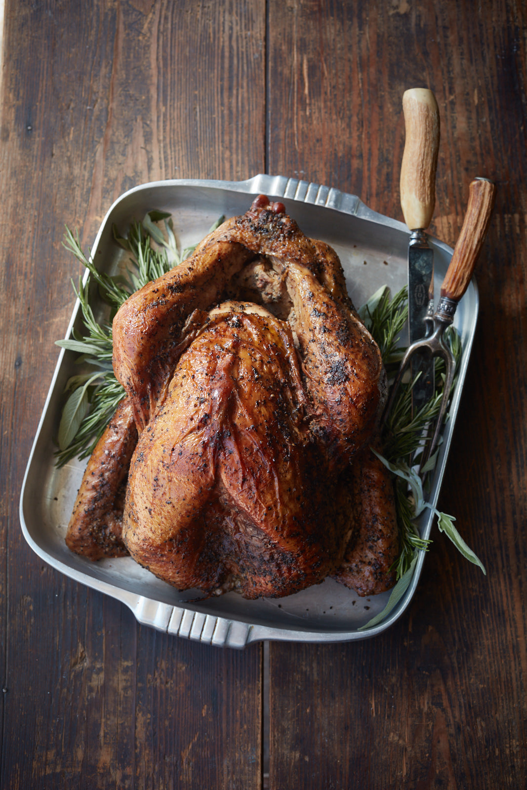 Thanksgiving Turkey & Pie Combo, Brazos Bottom Pecan Pie