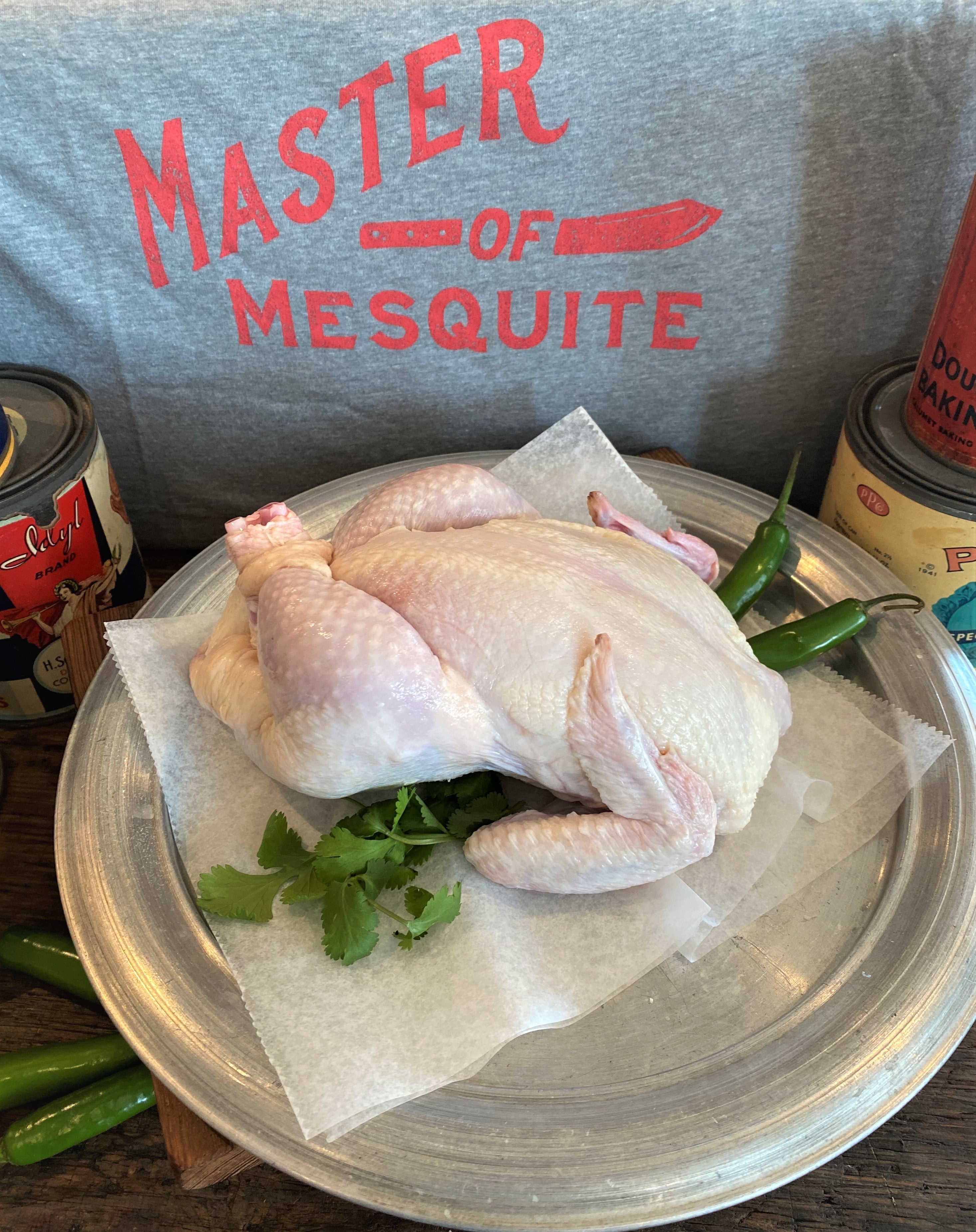 Whole, Brined Chicken