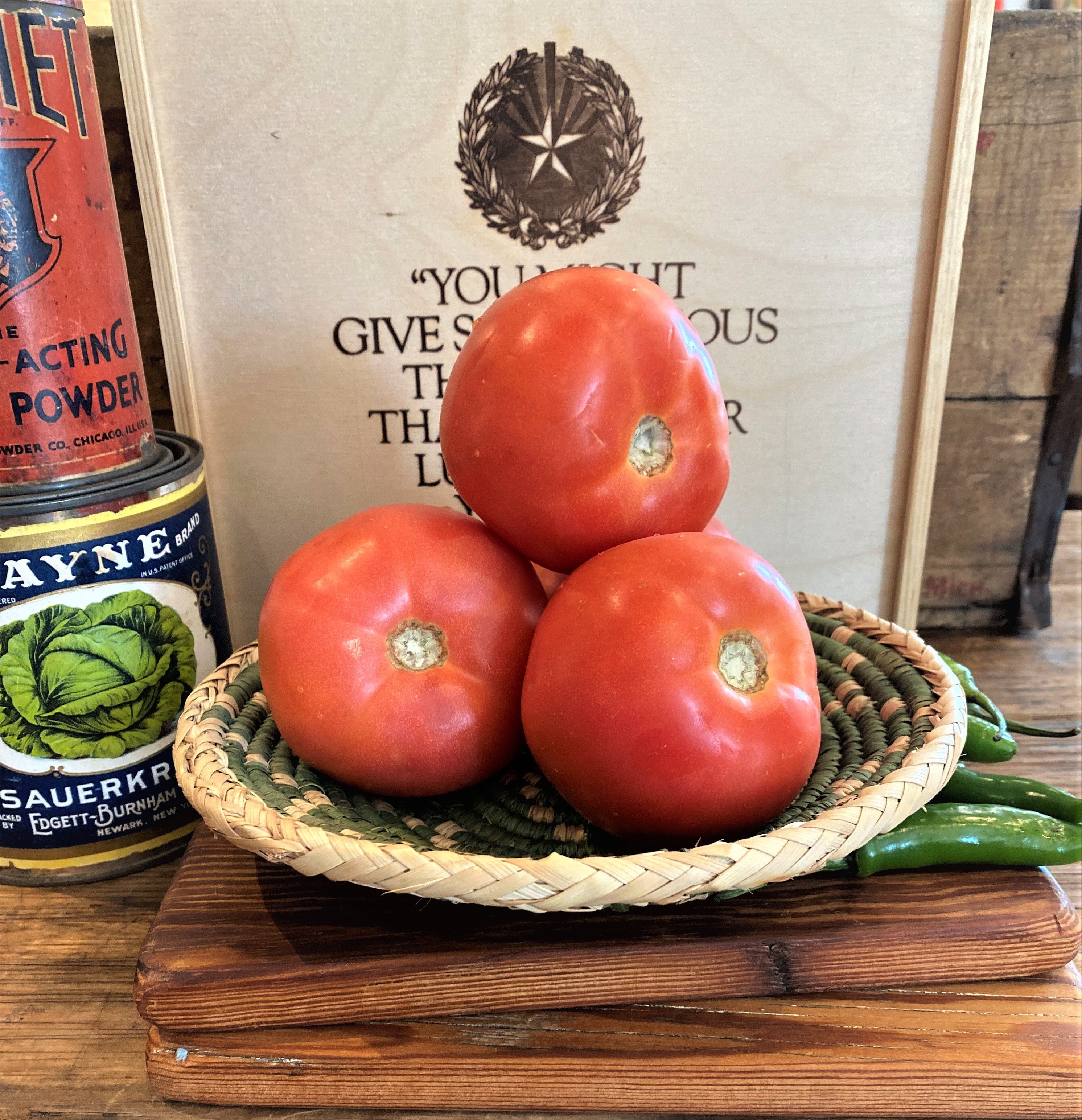 Whole, Ripe Tomatoes